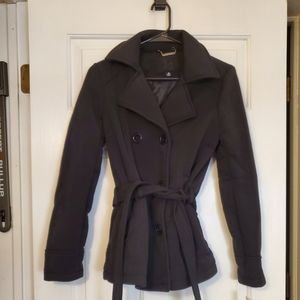 Double-breasted Jacket with Front Tie